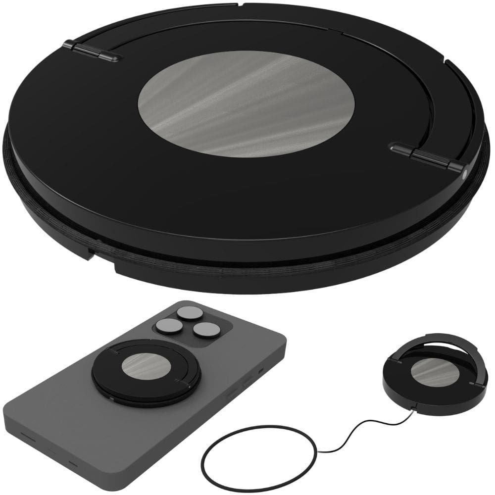 ZeroDrop Secure-Retractable Phone Safety Tether (Lock + Grip + Stand + Magnetic Mount)