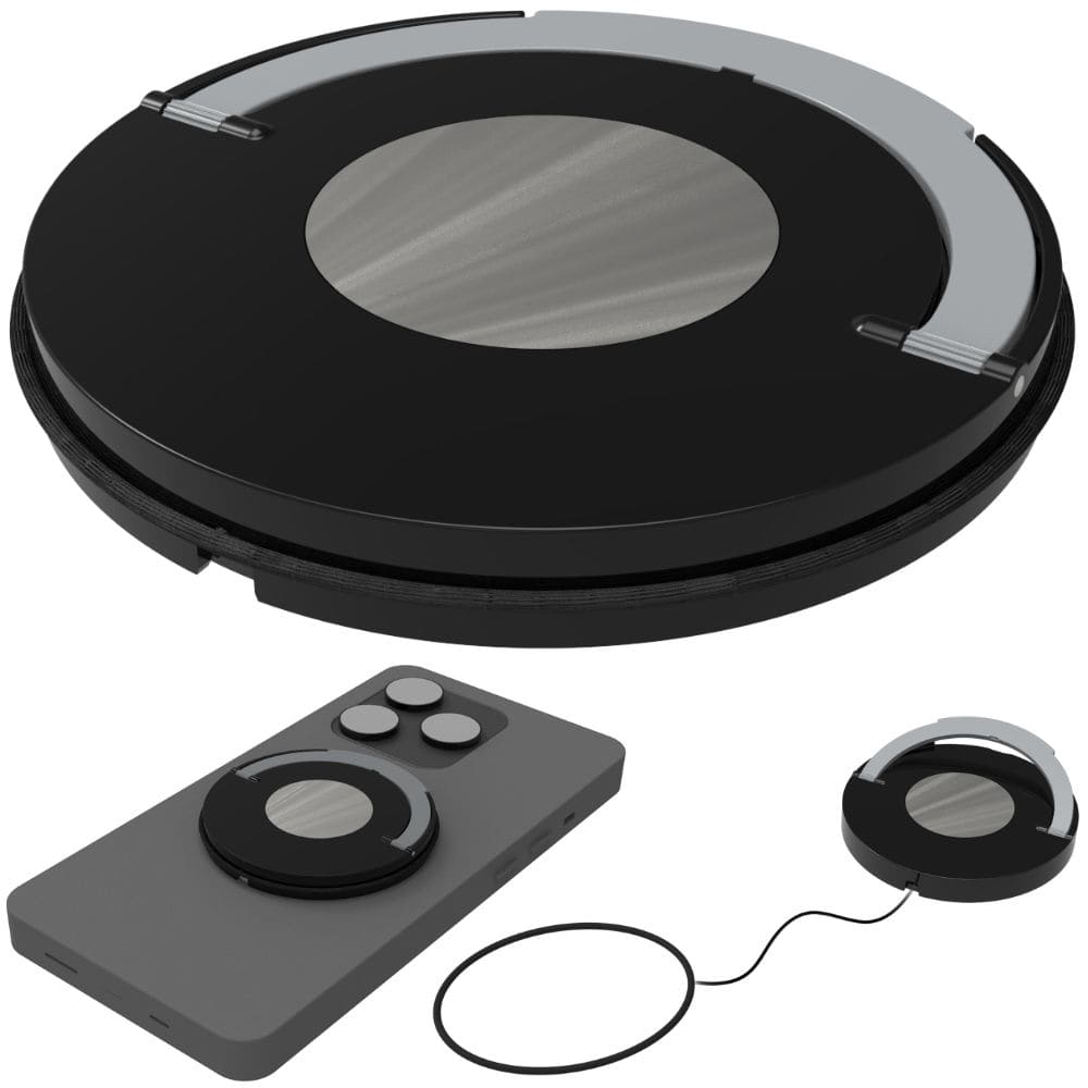 ZeroDrop Secure-Retractable Phone Safety Tether (Lock + Grip + Stand + Magnetic Mount)